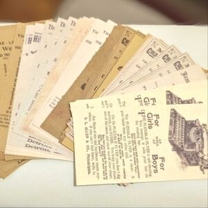 180 Small vintage / Retro / Antique Art Pages